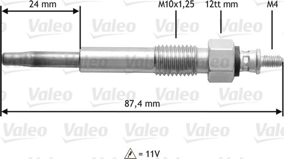 Valeo 345159 - Hehkutulppa inparts.fi