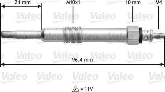 Valeo 345150 - Hehkutulppa inparts.fi