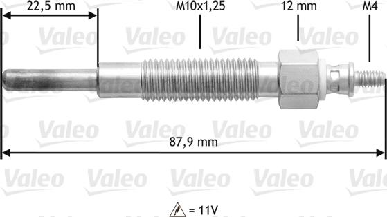 Valeo 345157 - Hehkutulppa inparts.fi