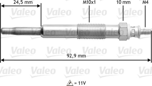 Valeo 345106 - Hehkutulppa inparts.fi