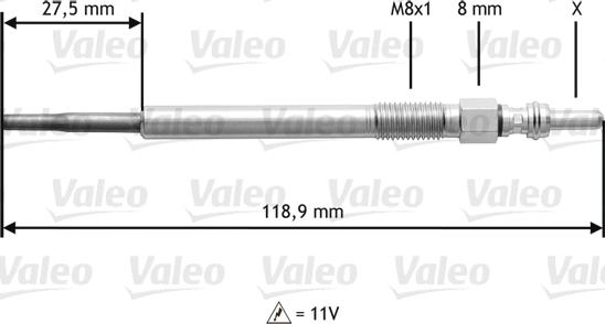 Valeo 345118 - Hehkutulppa inparts.fi