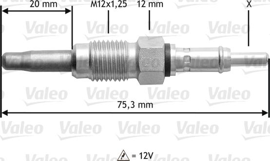 Valeo 345 181 - Hehkutulppa inparts.fi