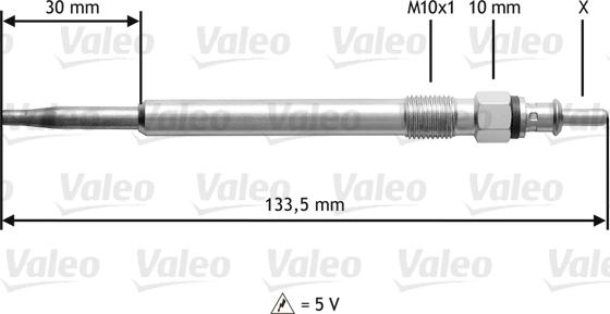 Valeo 345 188 - Hehkutulppa inparts.fi