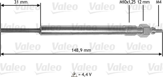 Valeo 345 182 - Hehkutulppa inparts.fi