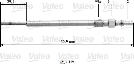 Valeo 345131 - Hehkutulppa inparts.fi