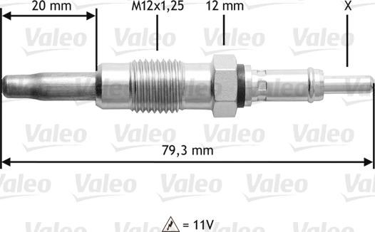 Valeo 345137 - Hehkutulppa inparts.fi