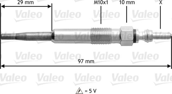 Valeo 345125 - Hehkutulppa inparts.fi