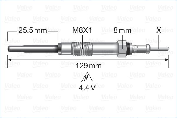 Valeo 345240 - Hehkutulppa inparts.fi