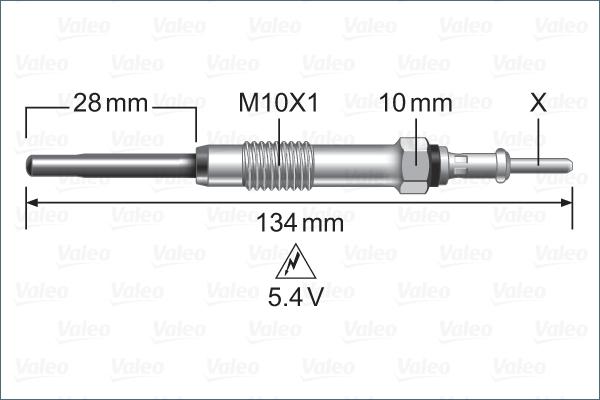 Valeo 345241 - Hehkutulppa inparts.fi