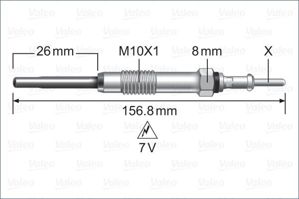 Valeo 345258 - Hehkutulppa inparts.fi