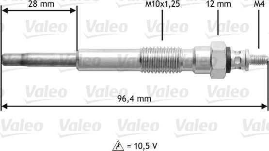 Valeo 345209 - Hehkutulppa inparts.fi