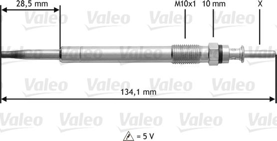 Valeo 345200 - Hehkutulppa inparts.fi