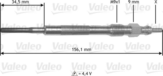 Valeo 345219 - Hehkutulppa inparts.fi