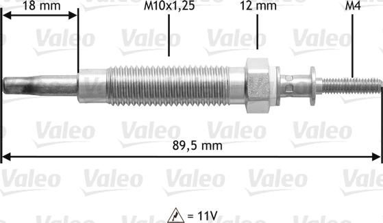 Valeo 345215 - Hehkutulppa inparts.fi