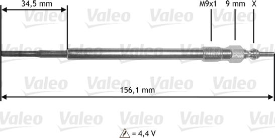 Valeo 345218 - Hehkutulppa inparts.fi