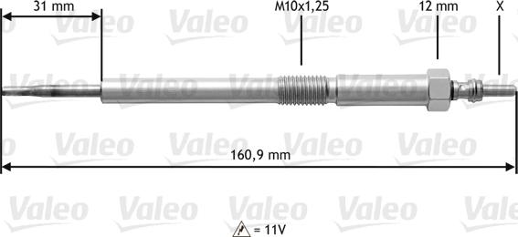 Valeo 345217 - Hehkutulppa inparts.fi