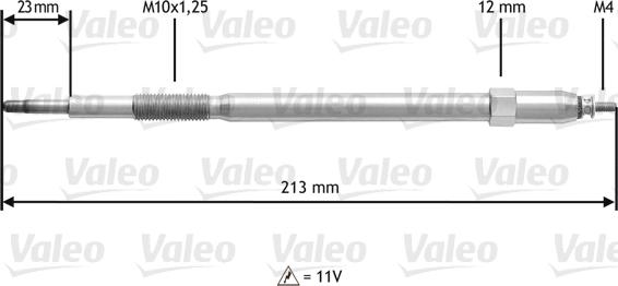 Valeo 345221 - Hehkutulppa inparts.fi