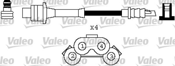 Valeo 346429 - Sytytysjohtosarja inparts.fi