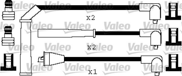 Valeo 346557 - Sytytysjohtosarja inparts.fi