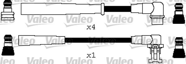 Valeo 346608 - Sytytysjohtosarja inparts.fi