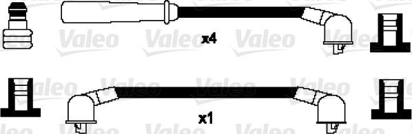 Valeo 346064 - Sytytysjohtosarja inparts.fi