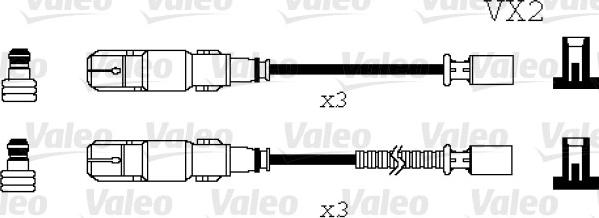 Valeo 346071 - Sytytysjohtosarja inparts.fi