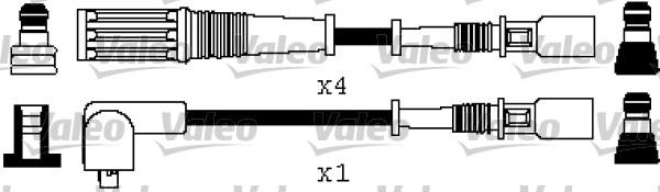 Valeo 346358 - Sytytysjohtosarja inparts.fi