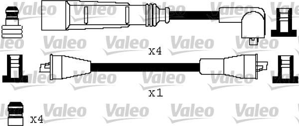 Valeo 346387 - Sytytysjohtosarja inparts.fi