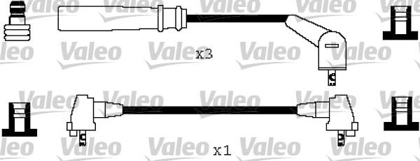 Valeo 346267 - Sytytysjohtosarja inparts.fi