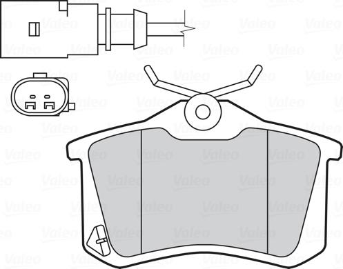 Valeo 301681 - Jarrupala, levyjarru inparts.fi