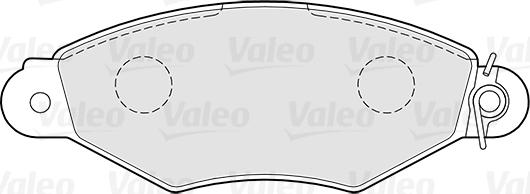 Valeo 670325 - Jarrupala, levyjarru inparts.fi