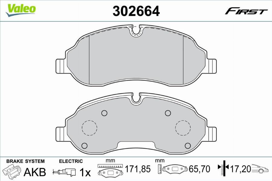 Valeo 302664 - Jarrupala, levyjarru inparts.fi