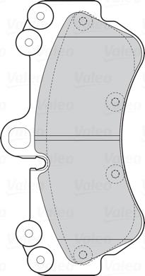 Valeo 302287 - Jarrupala, levyjarru inparts.fi