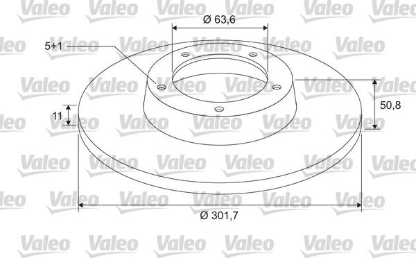 Valeo 297101 - Jarrulevy inparts.fi