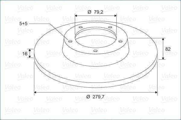 Valeo 297329 - Jarrulevy inparts.fi