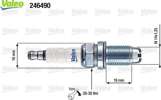 Valeo 246490 - Sytytystulppa inparts.fi