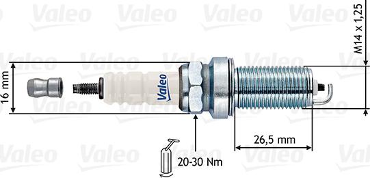 Valeo 246897 - Sytytystulppa inparts.fi