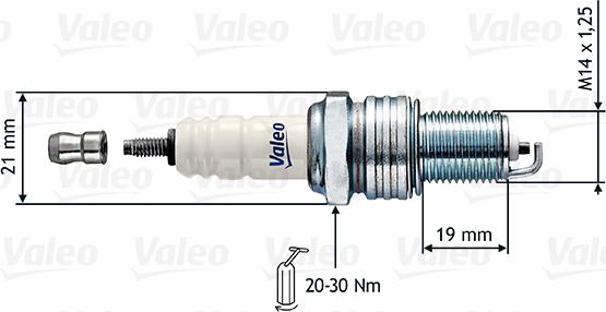 Valeo 246857 - Sytytystulppa inparts.fi