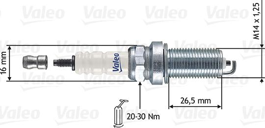 Valeo 246865 - Sytytystulppa inparts.fi