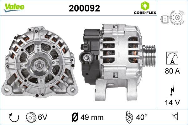 Valeo 200092 - Laturi inparts.fi