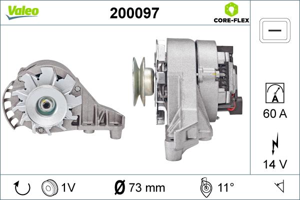 Valeo 200097 - Laturi inparts.fi