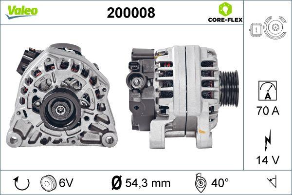 Valeo 200008 - Laturi inparts.fi