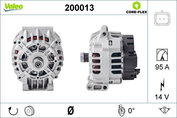 Valeo 200013 - Laturi inparts.fi