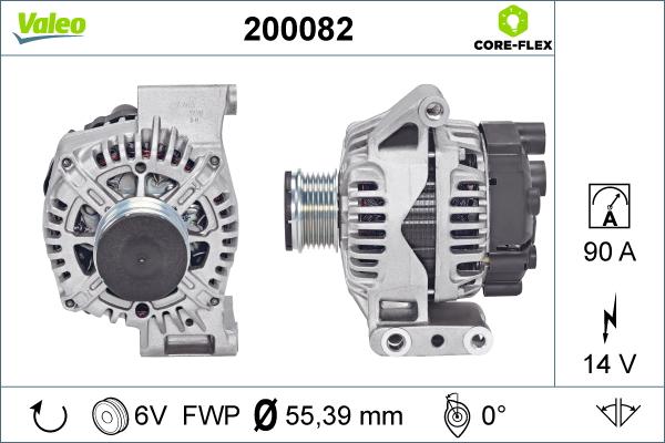 Valeo 200082 - Laturi inparts.fi