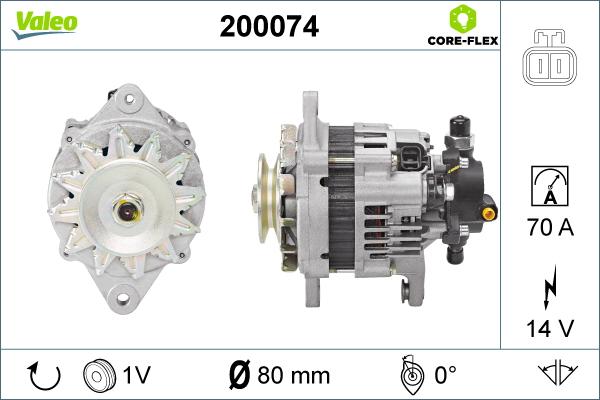 Valeo 200074 - Laturi inparts.fi