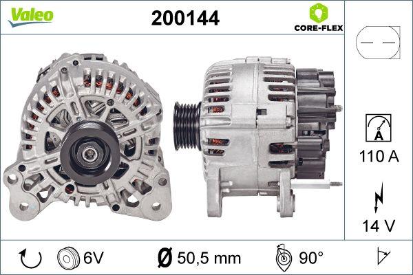 Valeo 200144 - Laturi inparts.fi