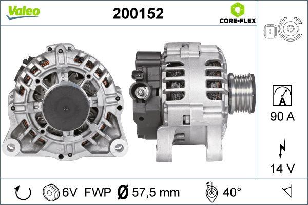 Valeo 200152 - Laturi inparts.fi