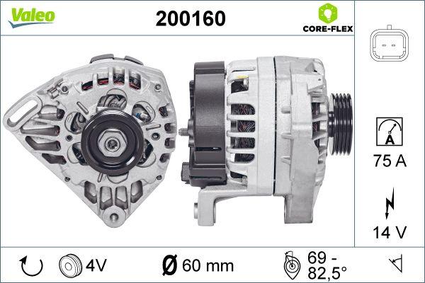 Valeo 200160 - Laturi inparts.fi