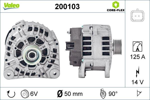 Valeo 200103 - Laturi inparts.fi