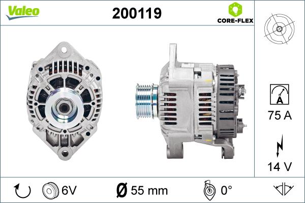 Valeo 200119 - Laturi inparts.fi